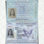 USA Passport Template